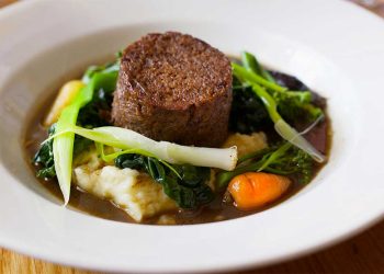 A dish served at The Swan restaurant in Bampton