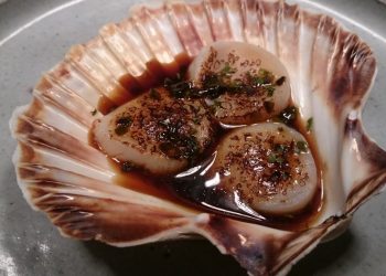 Seafood at the Noel Corston restaurant in Woolacombe