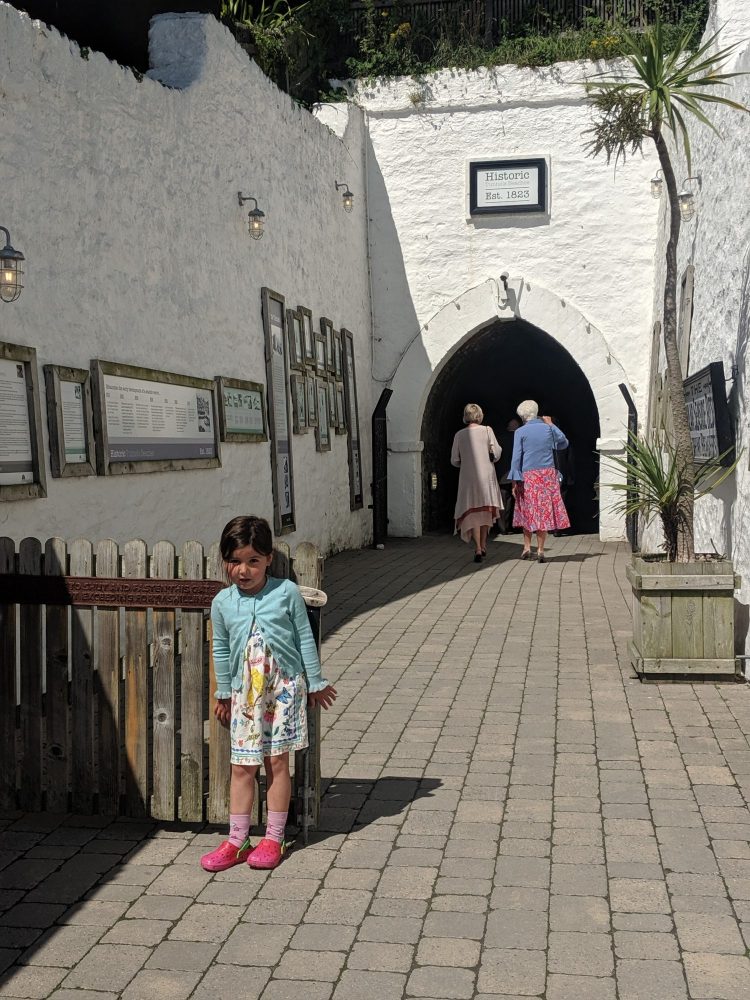 Entrance to tunnel to visit Tunnels Beaches