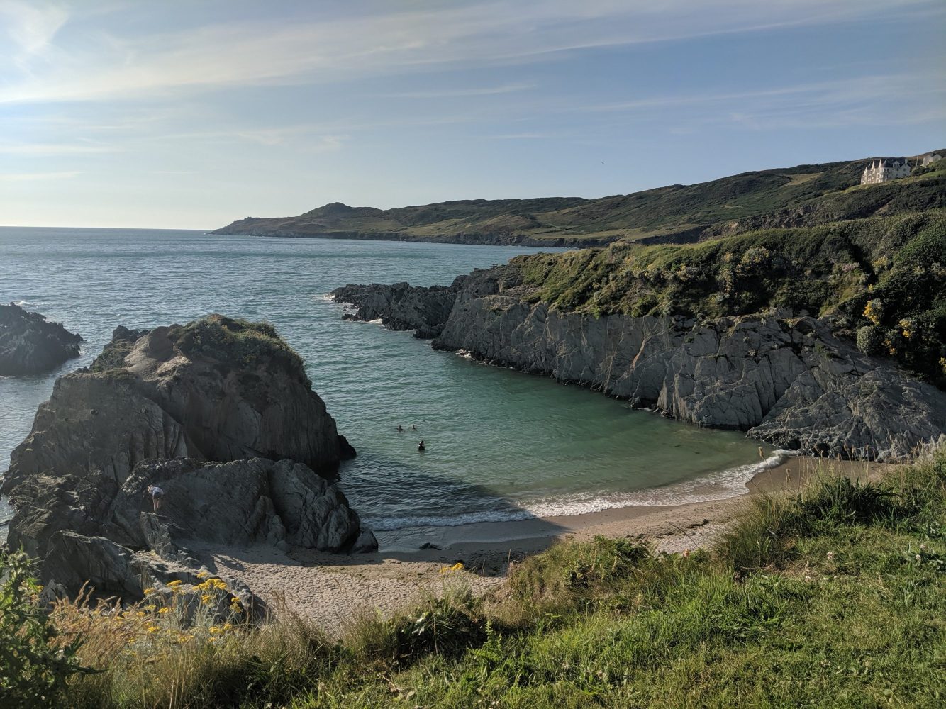 Sea view from the top of Barricane beach