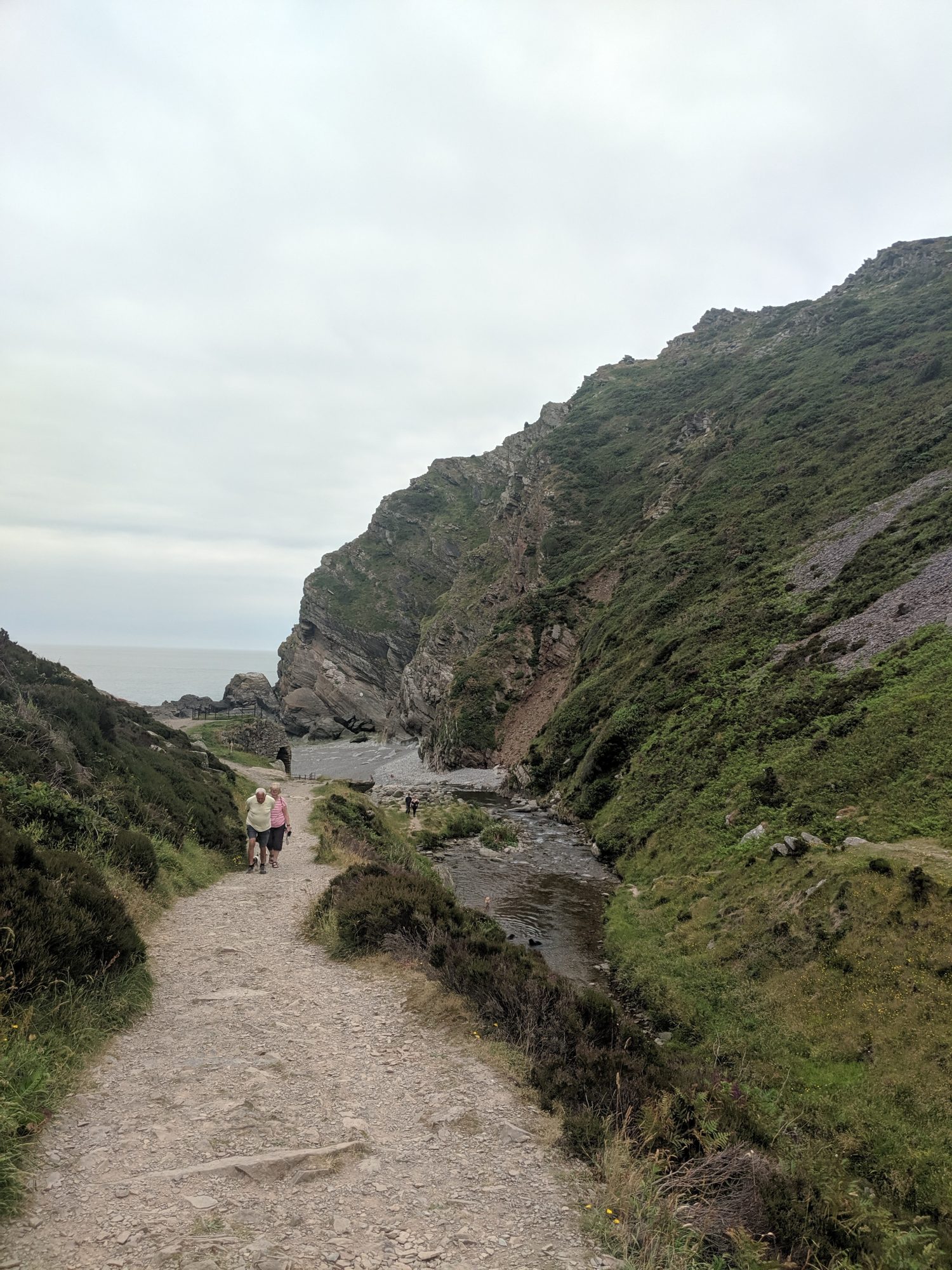 Track leading to Heddon's Mouth