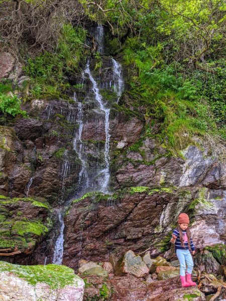 Waterfall by Woody Bay