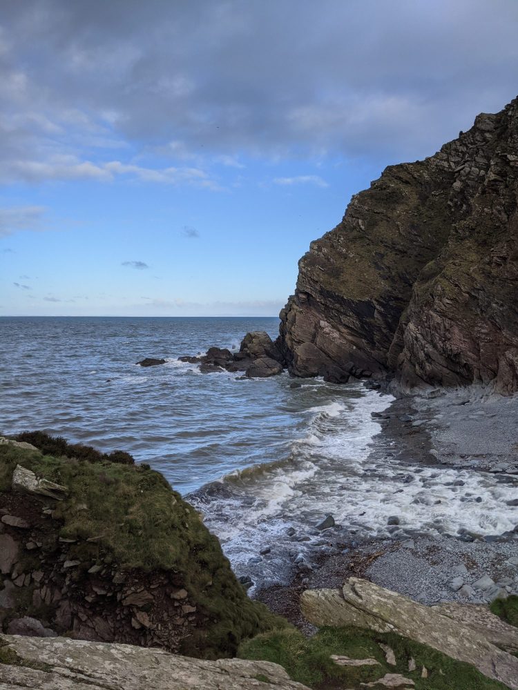 The beach at Heddon's Mouth