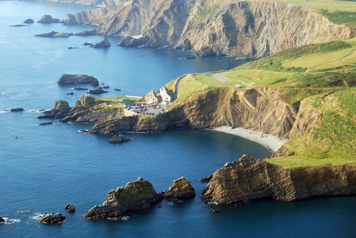 Romantic views over North Devon coastline
