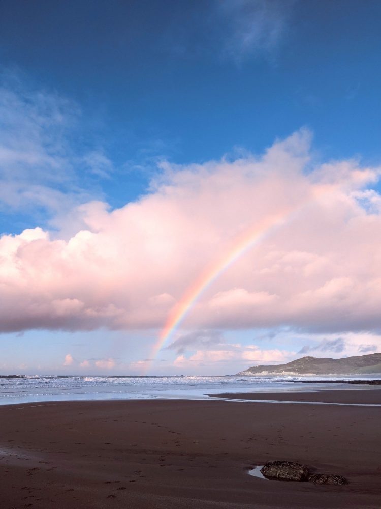 Rainbow over Morte Point