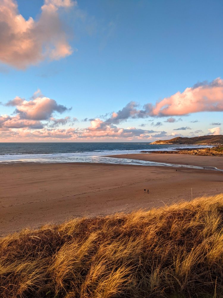 Winter sun provides spectacular scenery for North Devon beach photographers