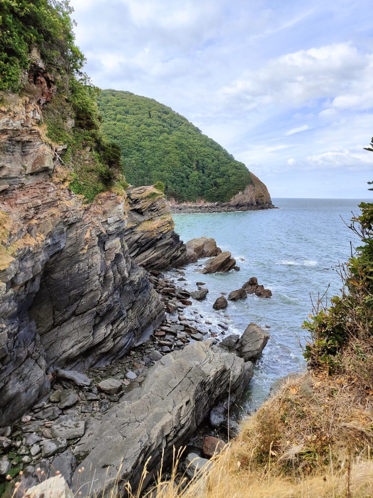 Rocky North Devon beach