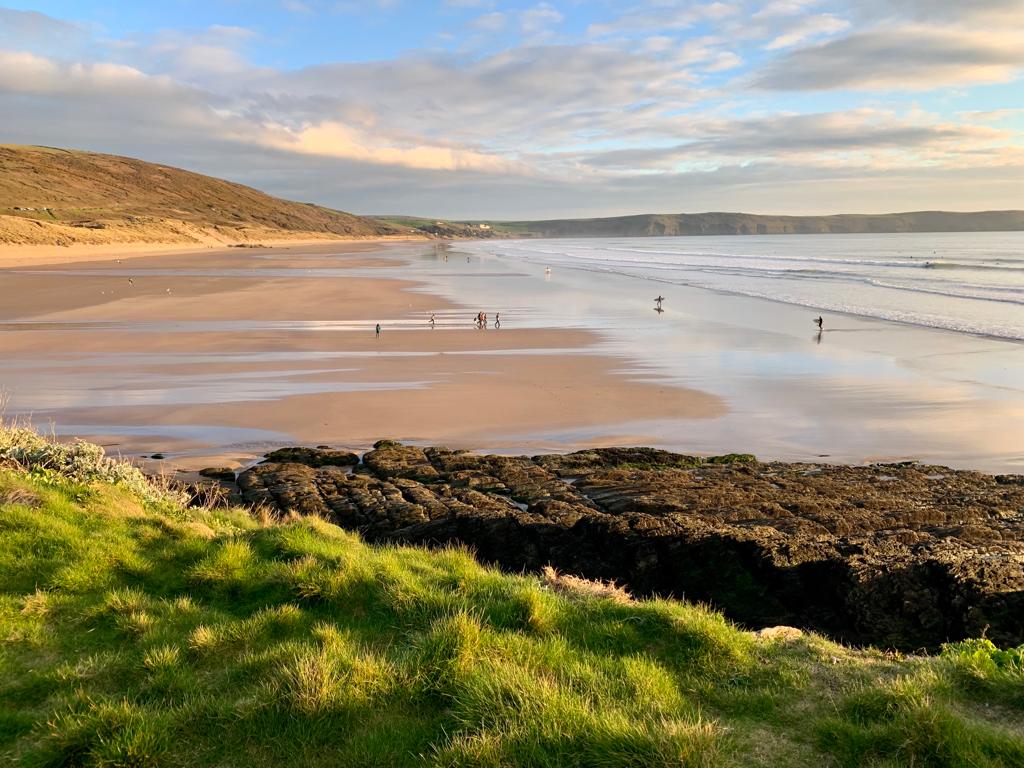 A beautiful beach in North Devon perfect for UK getaways