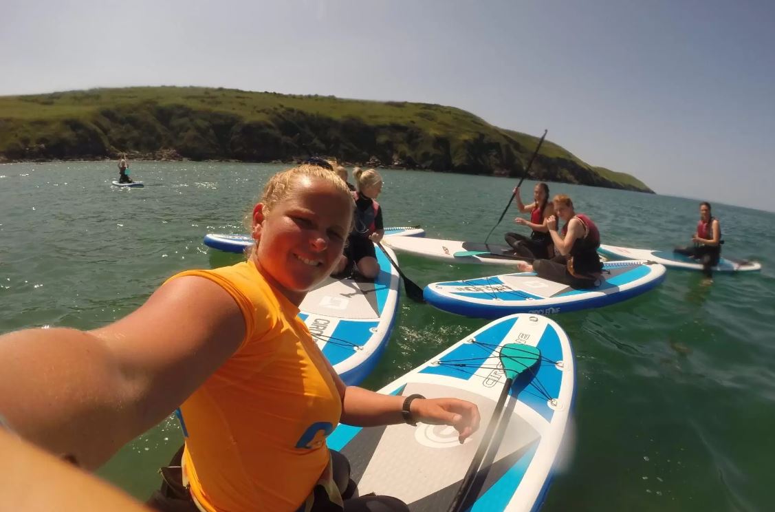 Paddle boarding in North Devon